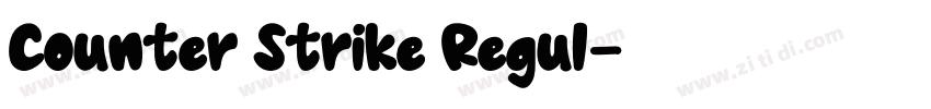 Counter Strike Regul字体转换 Counter Strike Regul字体转换